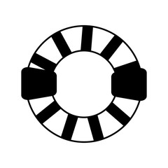 Isolated lifesaver icon