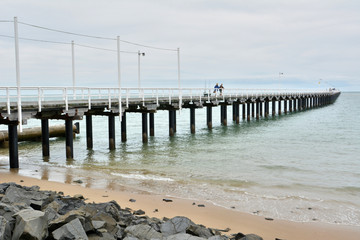 Obraz premium Urangan Pier in Hervey Bay, Queensland