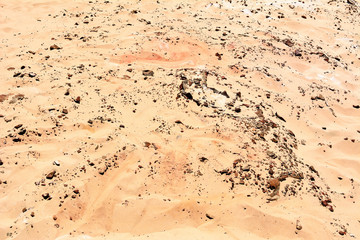 Multi-coloured sand of Rainbow Beach on the Fraser Coast of Queensland, Australia