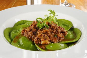 Green Raviolli