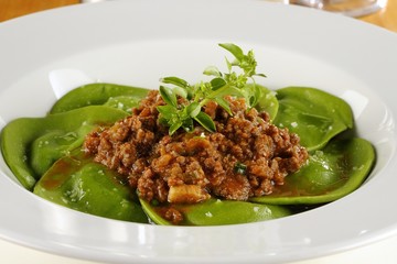 Green Raviolli