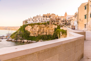 View of Vieste town, Apulia, Italy
