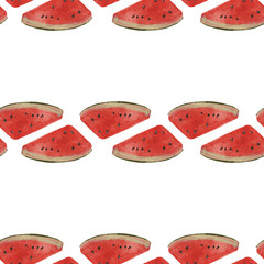 Watermelon watercolor pattern