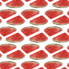 Watermelon watercolor pattern