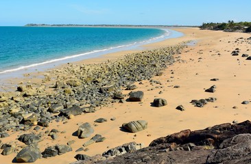 Blacks Beach in Mackay, Australia.