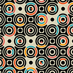 Fototapeta premium colors circles pattern background