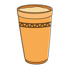 tropical drum ethnicity icon