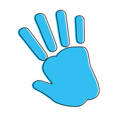 hand human print icon