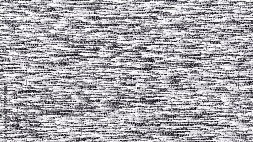 Poster a striking 3d rendering of gleaming white dots and spots moving up and down because of some virus gl