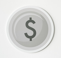 United state dollar currency exchange icon