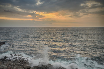 Ocean Sunset Kona Hawaii