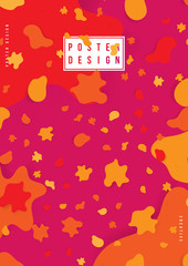 Abstract creative poster with fluid for a creative event. Standard A3 vertical format futuristic cover with colored liquid elements on the background. Flat vector illustration EPS 10