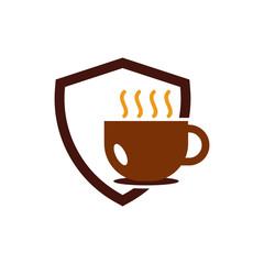 Drink Shield Logo Icon Design
