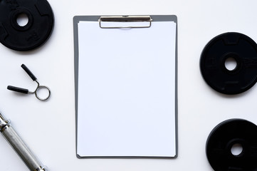 empty paper and accessory for background