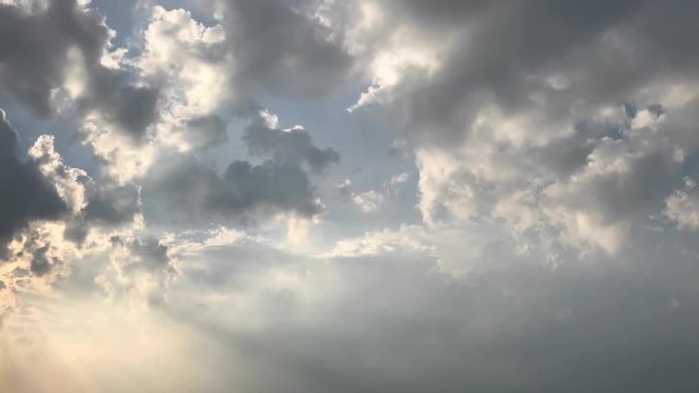 Beautiful cloudscape timelapse by iPhone 7 plus