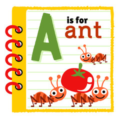 Funniest ants cartoon. Eps 10