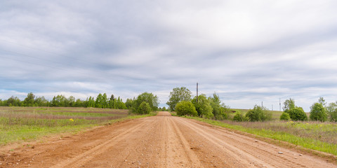 Fototapeta na wymiar Landscape with a road