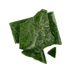 Frozen Spinach Isolated