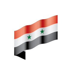 Syria flag, vector illustration
