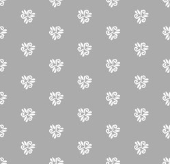 Floral ornament. Seamless abstract classic background with flowers. Pattern with repeating elements