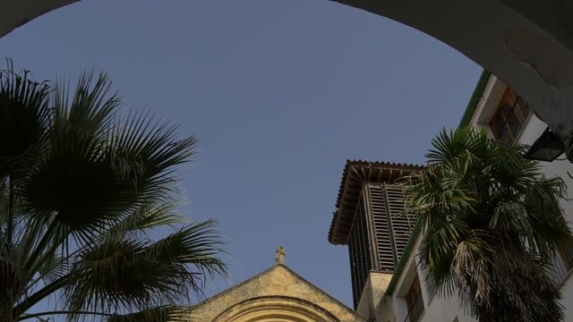 Tilt down of San Pablo Church