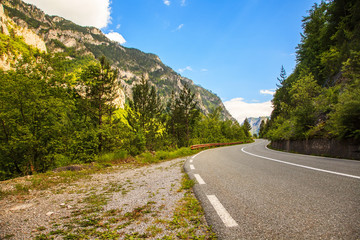 Scenic view on Montenegro