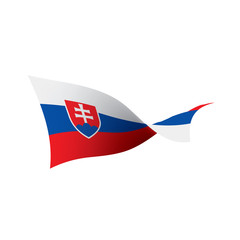 Slovakia flag, vector illustration