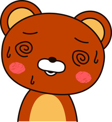 Bear expression Be impatient