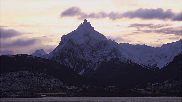 Mount Olivia, in Ushuaia, Tierra del Fuego (Argentina). 