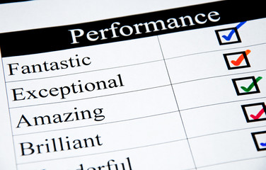 Obraz premium Performance Management Checklist.