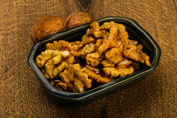 Opened walnuts