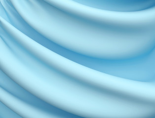 Fototapeta premium Abstract Texture. Blue Silk