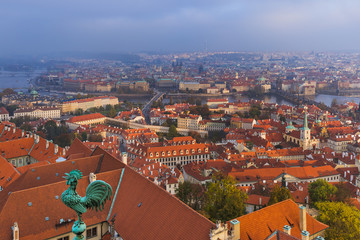Fototapeta na wymiar Cityscape of Prague - Czech Republic