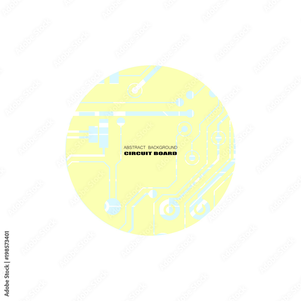 Aufkleber vector circuit board illustration. abstract technology. microchip background.