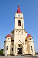 old church, village Orechov, Czech republic, Europe