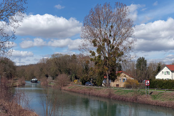 Grand Morin river in Seine et Marne