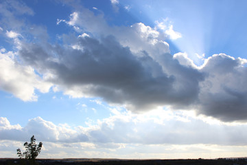 cloud closed the sun