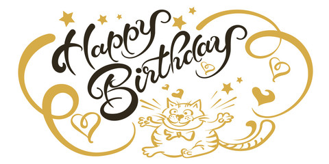 Happy birthday, vector 