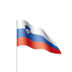 Slovenia flag, vector illustration
