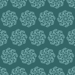 Seamless pattern with ornaments. Elements for design and decoration.