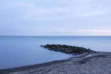 Steinsteg an der Ostseek&uuml;ste, Niendorf/Ostsee, Timmendorfer Strand, L&uuml;becker Bucht, Schleswig-Holstein, Deutschland, Europa