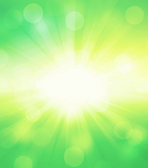 Obraz premium De-focused green background