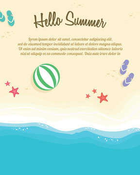 Poster of summer day collection