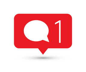 Social media icon comments. Comment button, symbol, sign. Message sign, post symbol