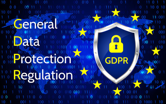 EU General Data Protection Regulation. Eu Gdpr Vector Illustration