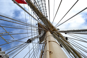 Obraz premium mast of the yacht