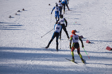 the fight for medals on the slopes .