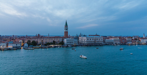 Blue Dusk Over Saint Marks Square