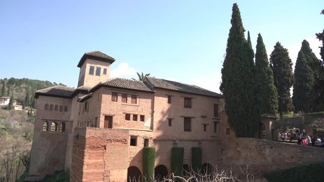Torre de las Damas - view from outside