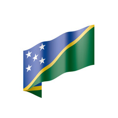 Solomon Islands flag, vector illustration